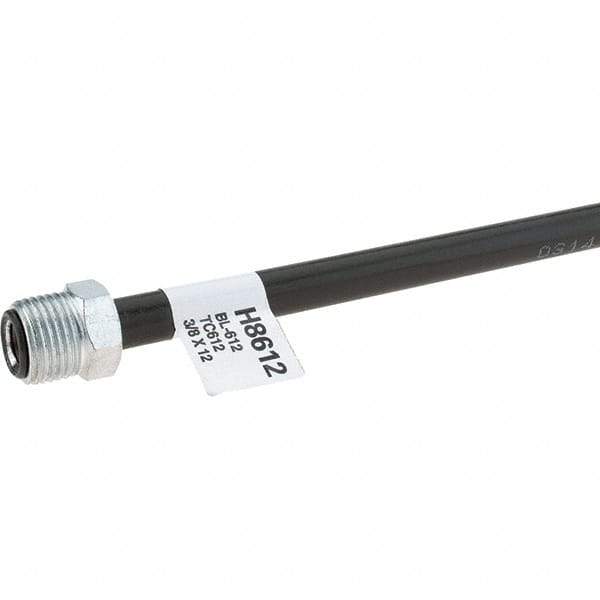 Value Collection - 3/8" OD x 12" Long, Automotive Brake Line - Steel/Copper - Exact Industrial Supply