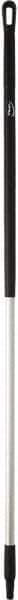 Vikan - 59 x 1-1/4" Aluminum Squeegee Handle - European Threaded Connection, Black - Exact Industrial Supply