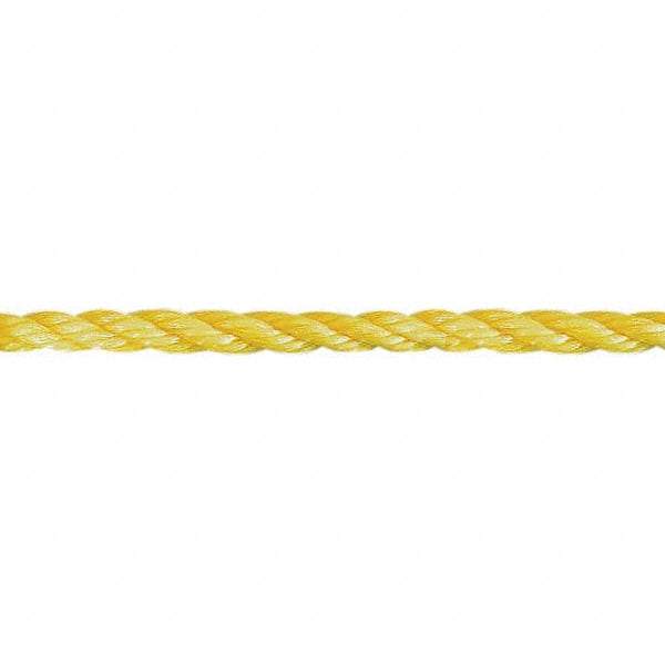 Value Collection - 200' Max Length Polypropylene Twisted Rope - 5/8" Diam, 697 Lb Capacity - Exact Industrial Supply