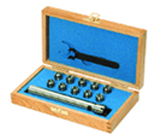 1/2" SH; 4" Projection - Straight Shank Mini Collet Chuck Set - Exact Industrial Supply