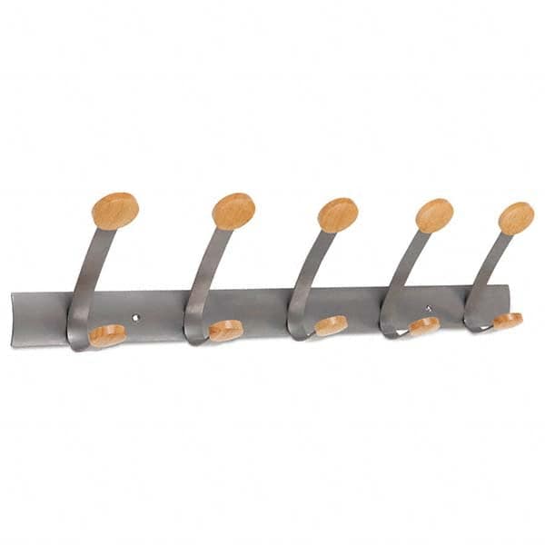 Alba - Coat Racks, Hooks & Shelving Type: Hangers Number of Hooks: 5 - Exact Industrial Supply