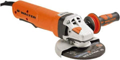 WALTER Surface Technologies - 6" Wheel Diam, 9,600 RPM, Corded Angle & Disc Grinder - 5/8-11 Spindle - Exact Industrial Supply