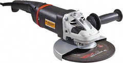 WALTER Surface Technologies - 9" Wheel Diam, 6,600 RPM, Corded Angle & Disc Grinder - 5/8-11 Spindle - Exact Industrial Supply