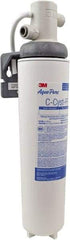 3M Aqua-Pure - 3-3/16" OD, 0.5µ, Polypropylene Quick Change Cartridge Filter - 13-5/8" Long, Reduces Particulate, Chlorine Tastes & Odors, Parasitic Protozoan Cysts & Sediments - Exact Industrial Supply