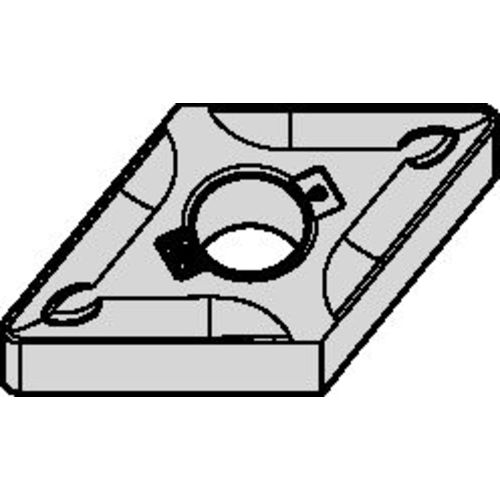 DNMG 432 Double-sided|G WP35CT, 1/32″ Corner Radius, 3/16″ Thick, 1/2″ Inscribed Circle, TiN, Turning Indexable Insert - Exact Industrial Supply