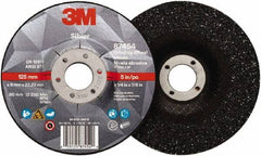 3M - Depressed-Center Wheels Wheel Diameter (Inch): 5 Wheel Thickness (Decimal Inch): 0.2500 - Exact Industrial Supply
