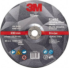3M - Depressed-Center Wheels Wheel Diameter (Inch): 9 Wheel Thickness (Decimal Inch): 0.2500 - Exact Industrial Supply