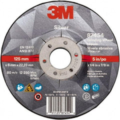 3M - Depressed-Center Wheels Wheel Diameter (Inch): 5 Wheel Thickness (Decimal Inch): 0.2500 - Exact Industrial Supply