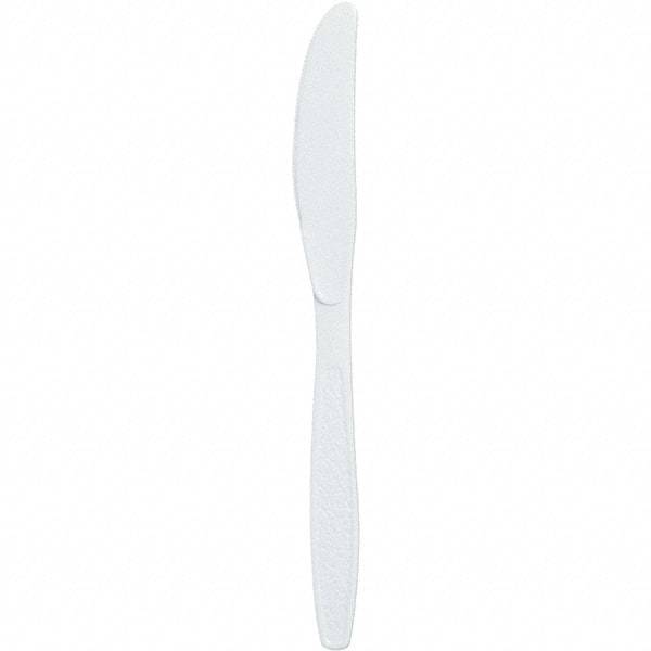 Solo - Extra Heavyweight Plastic Knives - White - Exact Industrial Supply