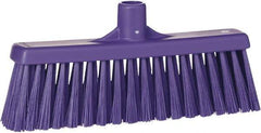 Vikan - 5-5/8" OAL Polyester Bristle Lobby Broom - 3" Bristle Length, 11" Wide - Exact Industrial Supply