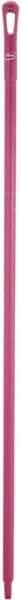 Vikan - 59 x 1-1/4" Polypropylene Squeegee Handle - European Threaded Connection, Pink - Exact Industrial Supply