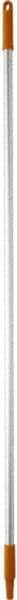 Vikan - 59 x 1" Aluminum Squeegee Handle - European Threaded Connection, Orange - Exact Industrial Supply