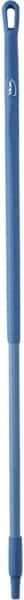 Vikan - 51 x 1-1/4" Fiberglass Squeegee Handle - European Threaded Connection, Blue - Exact Industrial Supply