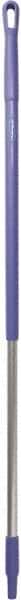 Vikan - 51 x 1-1/4" Aluminum Squeegee Handle - European Threaded Connection, Purple - Exact Industrial Supply