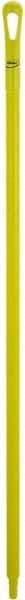 Vikan - 51 x 1-1/4" Polypropylene Squeegee Handle - European Threaded Connection, Yellow - Exact Industrial Supply