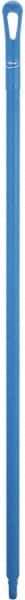 Vikan - 51 x 1-1/4" Polypropylene Squeegee Handle - European Threaded Connection, Blue - Exact Industrial Supply