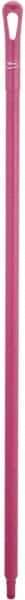 Vikan - 51 x 1-1/4" Polypropylene Squeegee Handle - European Threaded Connection, Pink - Exact Industrial Supply