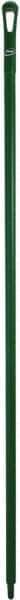 Vikan - 67 x 1-19/64" Polypropylene Squeegee Handle - European Threaded Connection, Green - Exact Industrial Supply