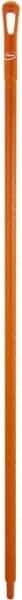 Vikan - 59 x 1-1/4" Polypropylene Squeegee Handle - European Threaded Connection, Orange - Exact Industrial Supply