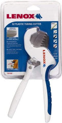 Lenox - 1-5/16" to 1" Pipe Capacity, Tube Cutter - Cuts Plastic, Rubber, PVC, CPVC - Exact Industrial Supply