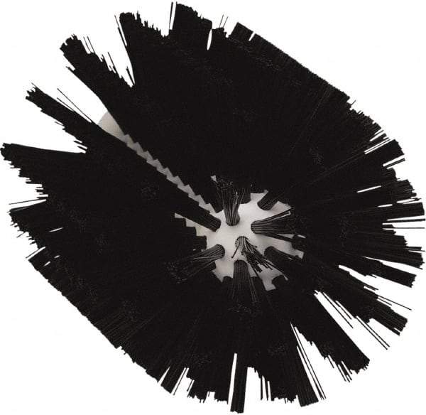 Vikan - 4" Diam Polyester Tube Brush - 6-1/2" OAL, 5-1/4" Head Length, Polypropylene Handle - Exact Industrial Supply