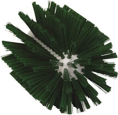 Vikan - 4" Diam Polyester Tube Brush - 6-1/2" OAL, 5-1/4" Head Length, Polypropylene Handle - Exact Industrial Supply