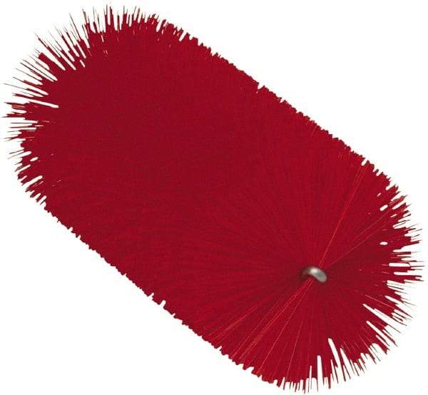 Vikan - 2.3" Diam Polyester Tube Brush - 6-1/4" OAL, 6-1/2" Head Length, Stainless Steel Handle - Exact Industrial Supply