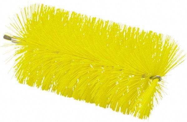 Vikan - 3-1/2" Diam Polyester Tube Brush - 7-1/2" OAL, 7" Head Length, Stainless Steel Handle - Exact Industrial Supply