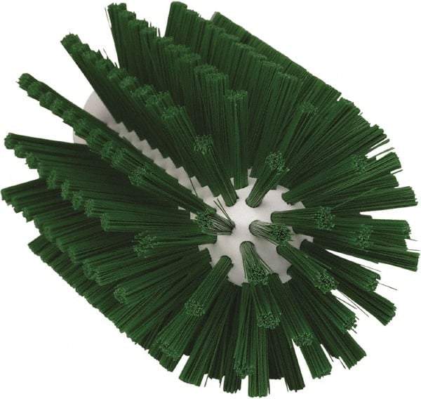 Vikan - 3" Diam Polyester Tube Brush - 6-1/4" OAL, 5-1/4" Head Length, Polypropylene Handle - Exact Industrial Supply