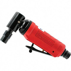 Universal Tool - 1/4" Collet, Angle Handle, Air Angle Die Grinder - Rear Exhaust, 4 CFM, 0.5 hp, 90 psi, 1/4" Inlet - Exact Industrial Supply