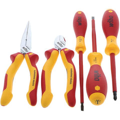 Wiha - 5 Piece Insulated Hand Tool Set - Exact Industrial Supply