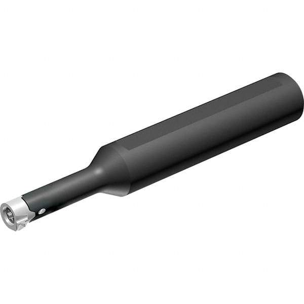 Vargus - Internal Thread, Right Hand Cut, 16mm Shank Width x 15.6mm Shank Height Indexable Threading Toolholder - 100mm OAL, V16TH Insert Compatibility, V Toolholder, Series VG-Cut - Exact Industrial Supply