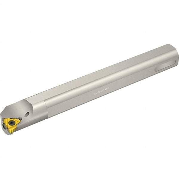 Vargus - Internal Thread, Right Hand Cut, 1-1/4" Shank Width x 1.12" Shank Height Indexable Threading Toolholder - 10" OAL, 4FIR Insert Compatibility, AVRC Toolholder, Series F Style - Exact Industrial Supply
