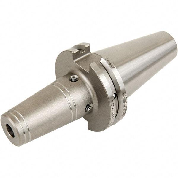 Seco - 6mm Hole Diam, CAT40 Taper Shank Shrink Fit Tool Holder & Adapter - 75.9mm Projection, 21mm Nose Diam, 22mm Clamping Depth, 3 RPM, Through Coolant - Exact Industrial Supply