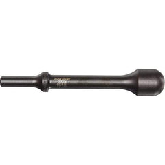 Mayhew - 1" Head Width, 6" OAL, Pneumatic Hammer - Round Drive, Round Shank, Steel - Exact Industrial Supply
