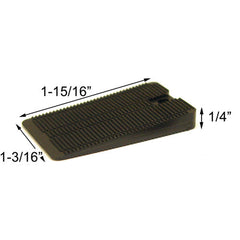 WEDGIES STANDARD RIGID BLACK - Exact Industrial Supply