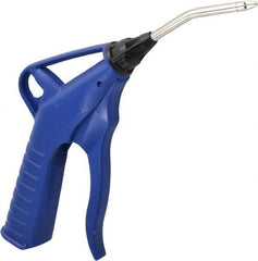 CEJN - 232 Max psi Bent Removable Star-Tip Safety Extension Tube Pistol Grip Blow Gun - 1/4 NPT, 4" Tube Length, Polyacetate - Exact Industrial Supply