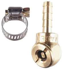 Coilhose Pneumatics - Air Hose Chuck & Worm Drive Clamp - 1/4" Thread - Exact Industrial Supply