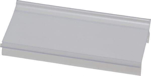 Aigner Index - 3 Long x 1-5/16 Wide, Snap On Back, Label Holder - Exact Industrial Supply