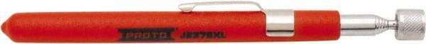 Proto - 5-1/2" Long Magnetic Retrieving Tool - 1.5 Lb Max Pull, 25-1/2" Collapsed Length, Steel Coil/Plastic - Exact Industrial Supply
