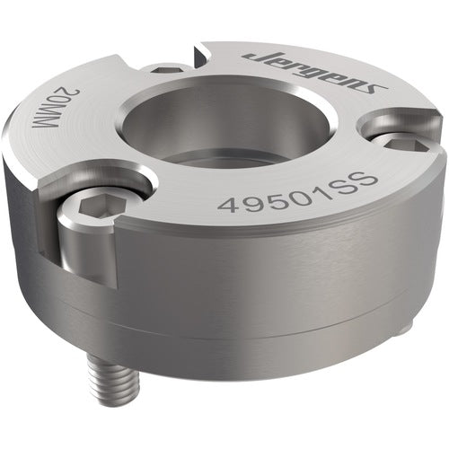 Face Mount Receiver Bushing, 25 mm Shank Diameter × 55 mm Actual Outer Diameter, Stainless Steel