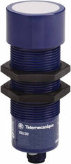 Telemecanique Sensors - PNP, 8m Detection, Cylinder, Ultrasonic Proximity Sensor - 4 Wires, IP65, 12 to 24 VDC, M30x1.5 Thread, 44mm Wide - Exact Industrial Supply