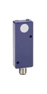 Telemecanique Sensors - PNP, 1/4m Detection, Flat, Ultrasonic Proximity Sensor - 3 Wires, IP67, 12 to 24 VDC, 17mm Wide - Exact Industrial Supply