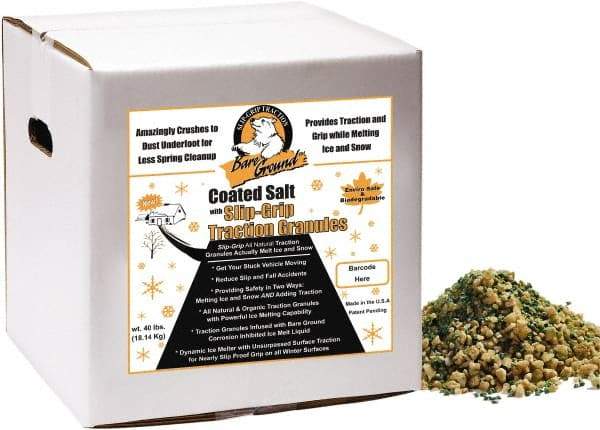 Bare Ground Solutions - 40 Lb Box Granules - Effective to -20°F - Exact Industrial Supply