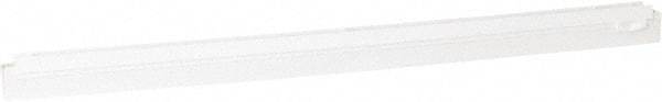 Vikan - 27.6" Polypropylene Blade Squeegee Refill - Threaded End, Double Edge, White, Polypropylene Holder, Use with 77155 - Exact Industrial Supply