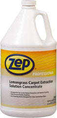 ZEP Commercial - 1 Gal Bottle Carpet Cleaner - Lemongrass Scent, Use on Carpet & Upholstery - Exact Industrial Supply