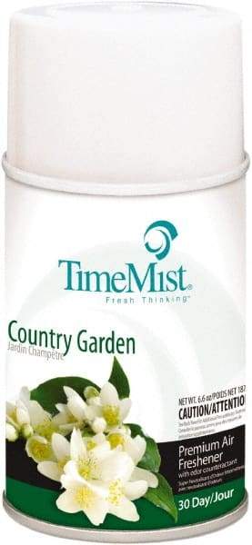 TimeMist - 6.6 oz Air Freshener Dispenser Canister Refill - Country Garden, Compatible with TimeMist Metered Fragrance Dispensers - Exact Industrial Supply
