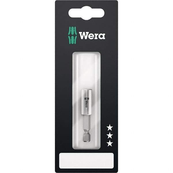 Wera - 1/4" Bit Holder - 1/4" Hex Drive, 2" OAL - Exact Industrial Supply