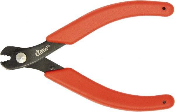 Clauss - 8-15/64" OAL, 1/4" Capacity, Wire Cutter - 1/4" Jaw Length x 0.63mm Jaw Width - Exact Industrial Supply