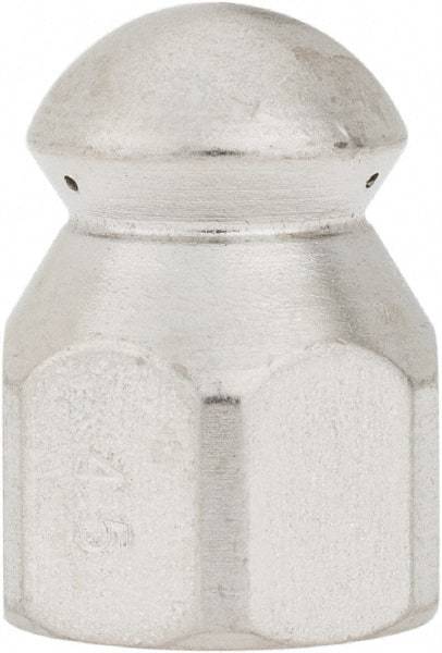 Value Collection - 4,200 psi Fixed, Sewer Pressure Washer Nozzle - 4.5mm Orifice Diam, 1/4" Thread - Exact Industrial Supply